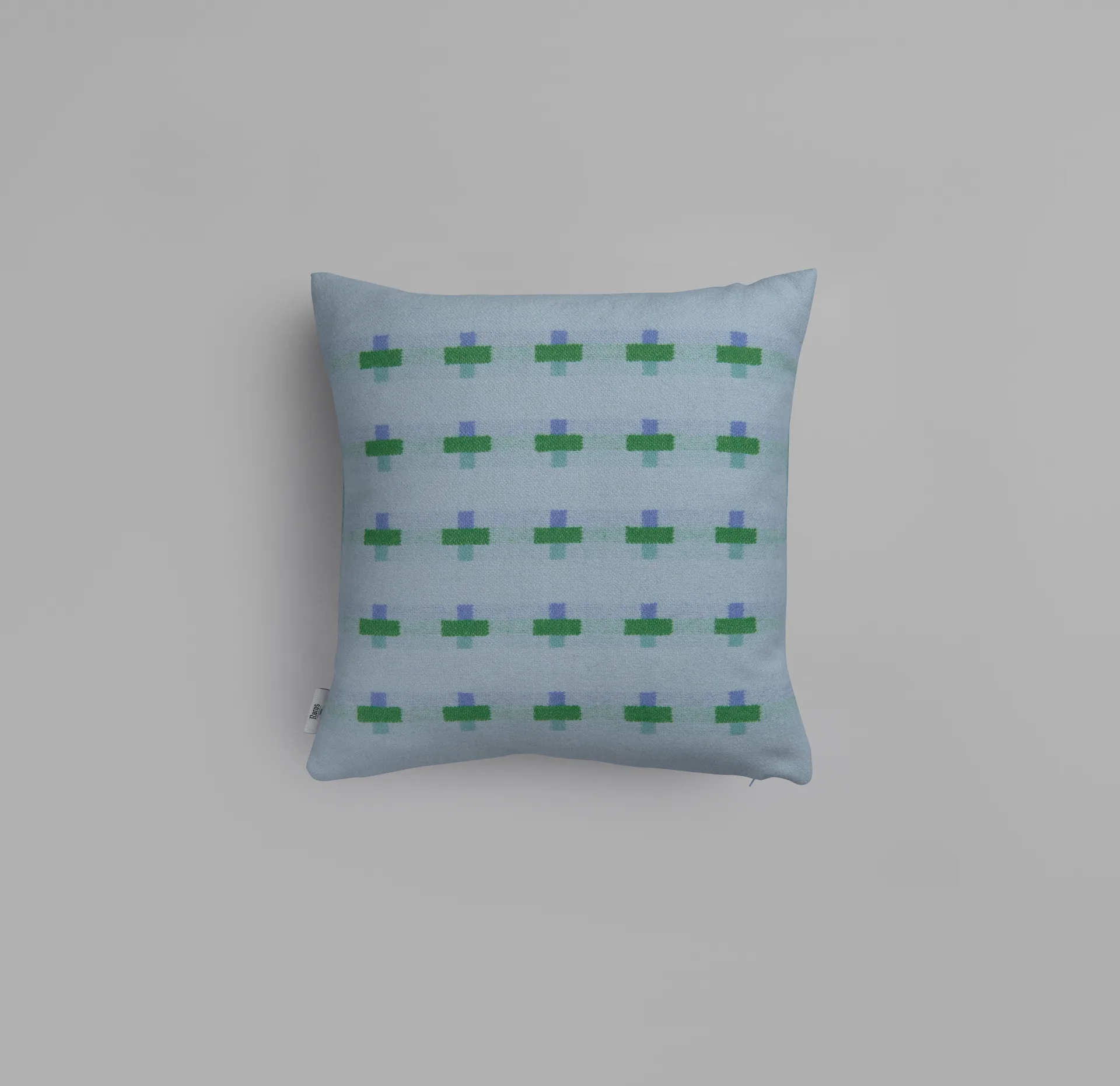 Syndin pude 50x50 cm, Glacier Røros Tweed