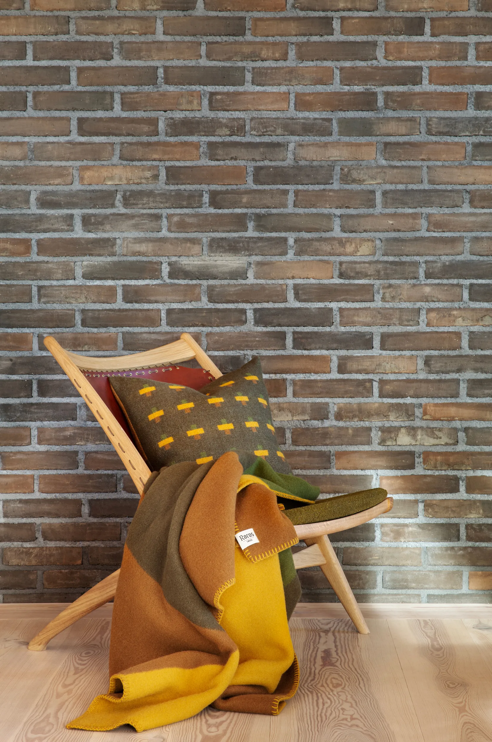 Syndin pude 50x50 cm, Moorland Røros Tweed