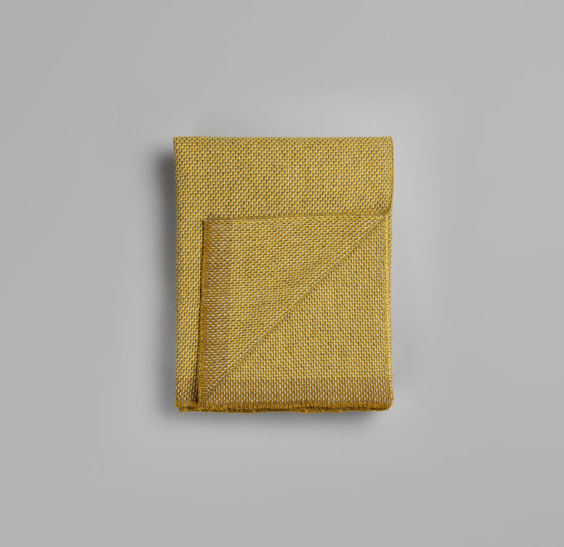 Una tæppe 150x200 cm, Ochre Røros Tweed