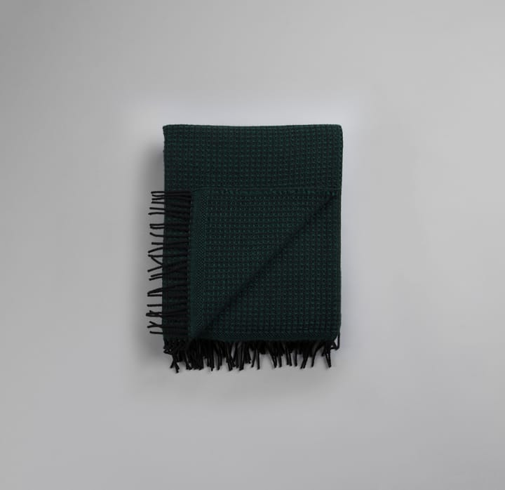 Vega plaid 150x210 cm, Dark green Røros Tweed