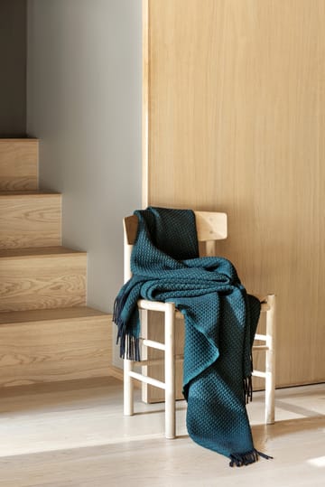 Vega plaid 150x210 cm - Dark green - Røros Tweed