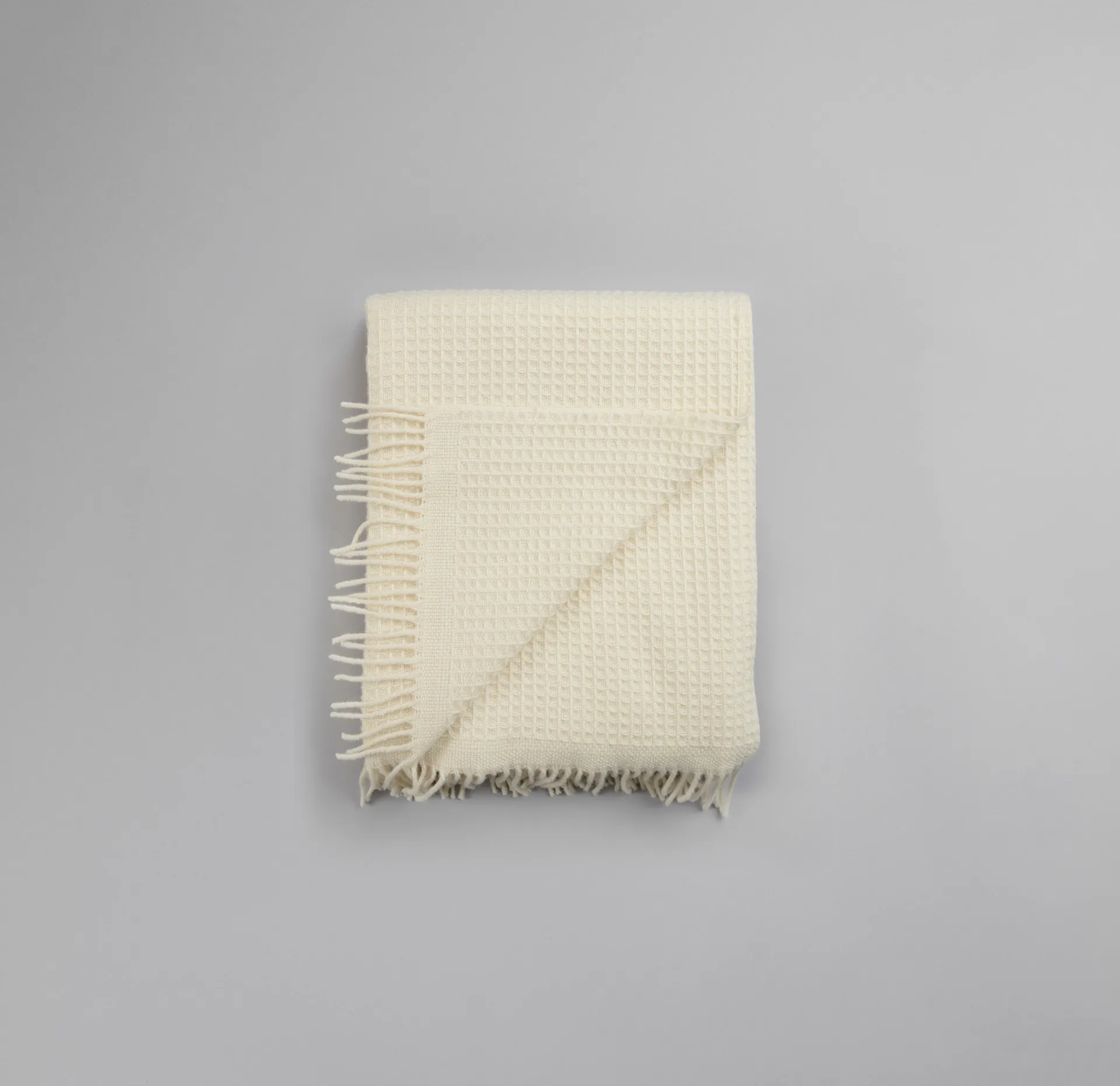 Vega plaid 150x210 cm, Natural Røros Tweed