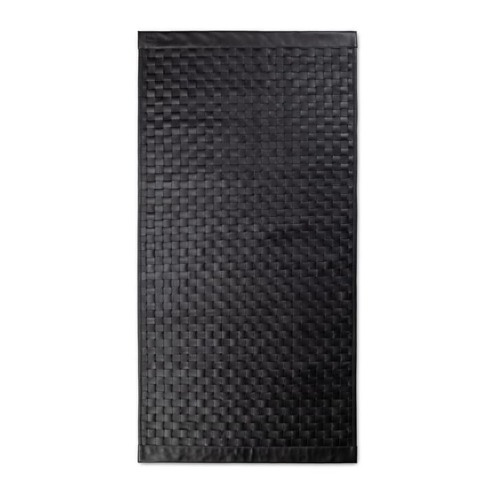Calf Leather Tuscany tæppe 65x135 cm - Matte Black - Rug Solid