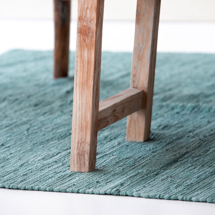 Cotton måtte 140x200 cm, Dusty jade (mint) Rug Solid