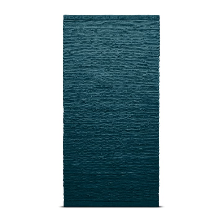 Cotton måtte 140x200 cm - Petroleum (petroleumsblå) - Rug Solid