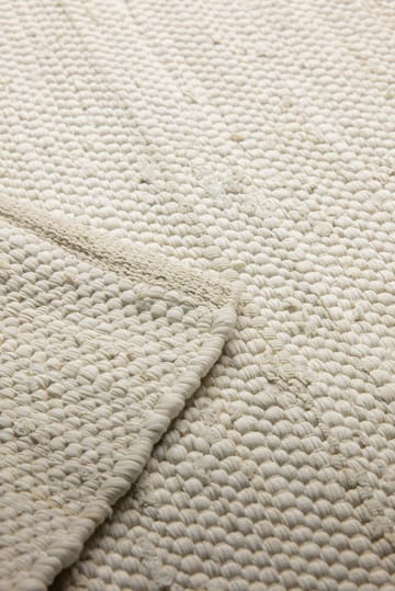 Cotton måtte 170x240 cm - desert white (hvid) - Rug Solid