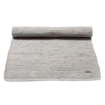 Cotton måtte 170x240 cm - light grey (lysegrå) - Rug Solid