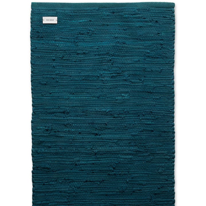 Cotton måtte 60x90 cm, Petroleum (petroleumsblå) Rug Solid