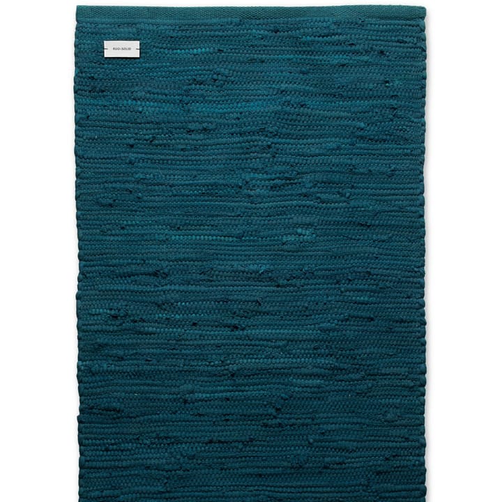 Cotton måtte 60x90 cm - Petroleum (petroleumsblå) - Rug Solid