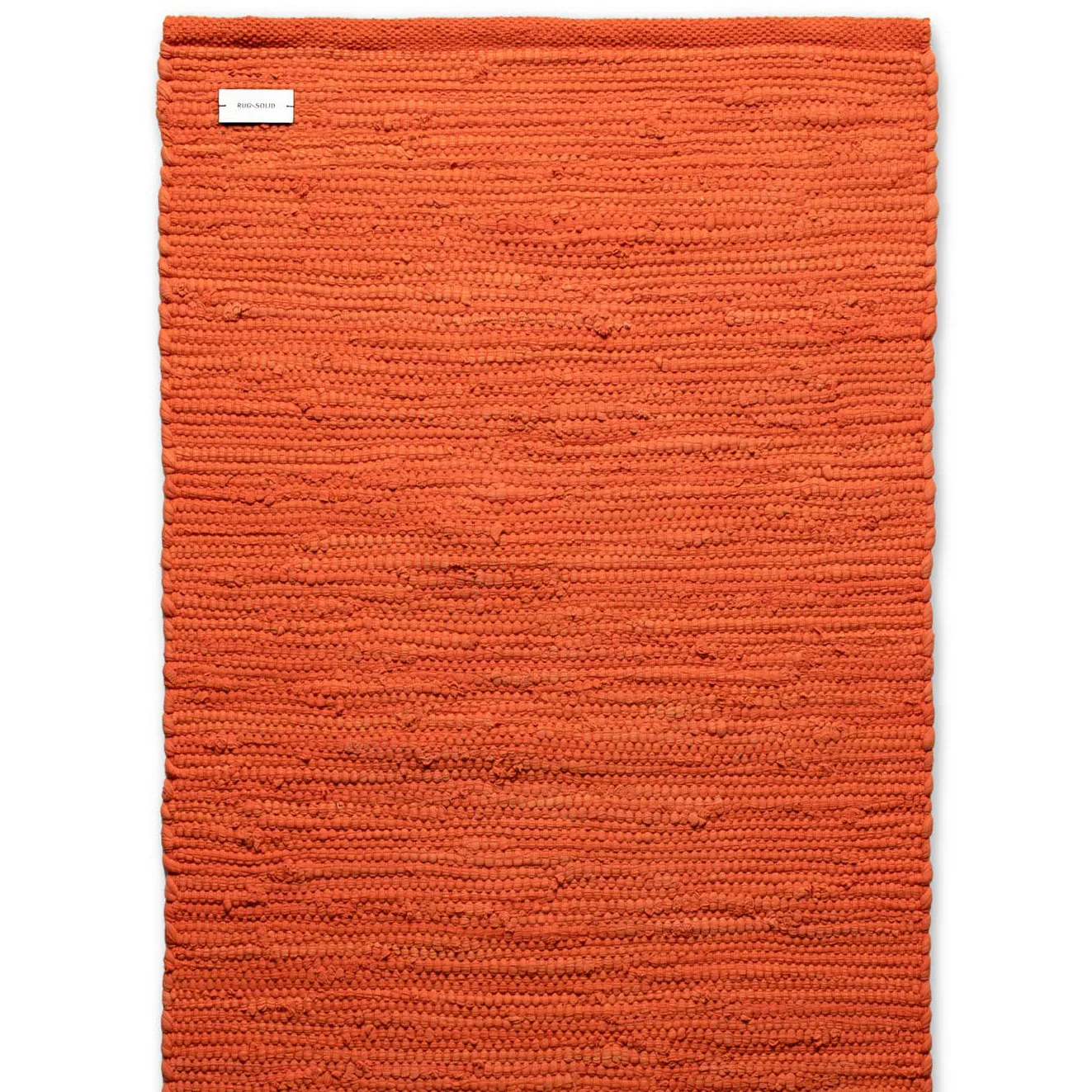 Cotton måtte 60x90 cm, Solar orange (orange) Rug Solid