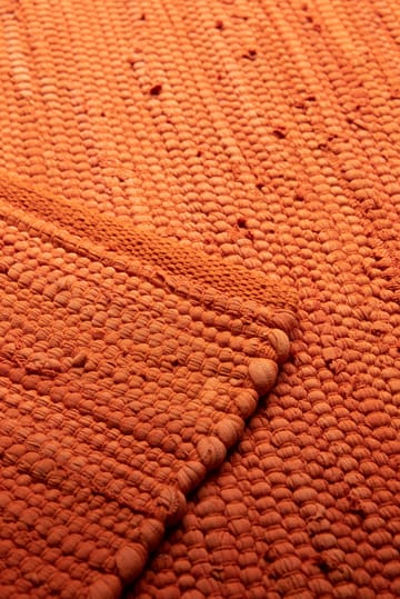 Cotton måtte 60x90 cm - Solar orange (orange) - Rug Solid