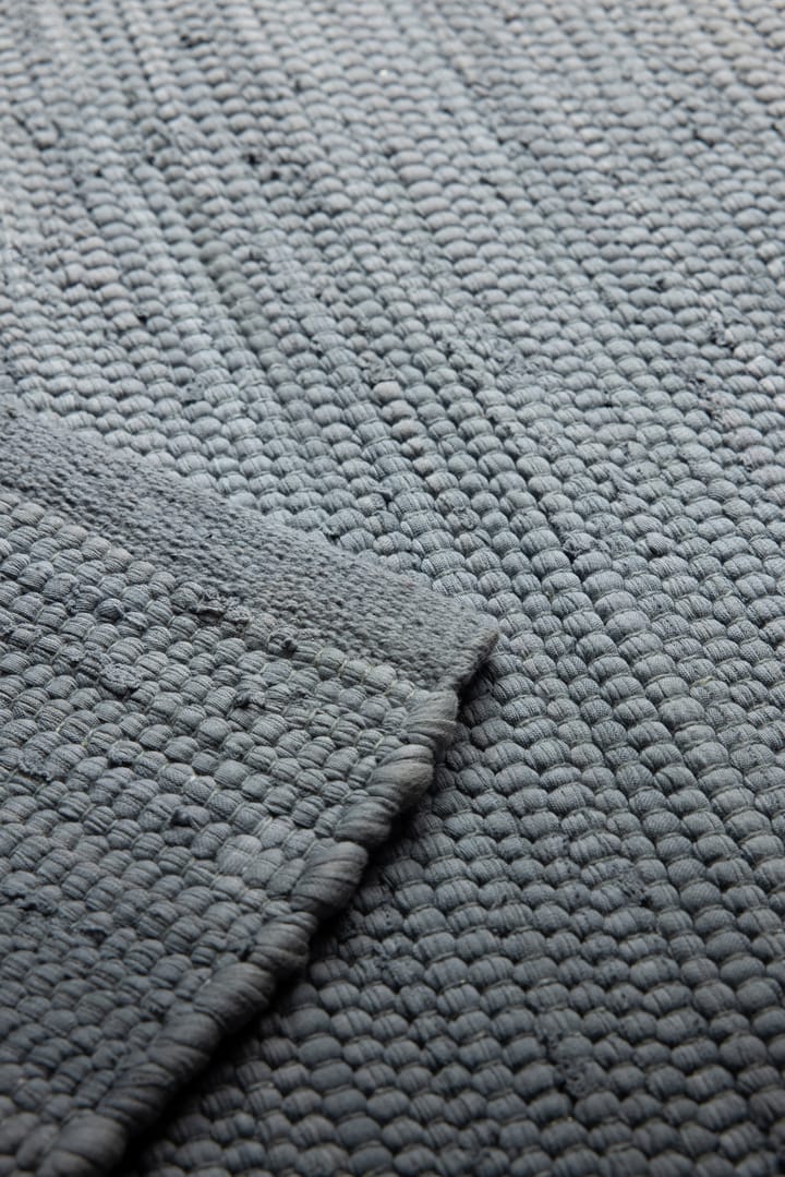 Cotton måtte 60x90 cm, Steel grey (grå) Rug Solid