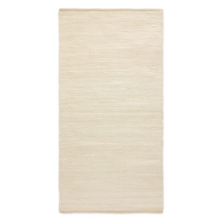 Cotton måtte 65x135 cm - desert white (hvid) - Rug Solid