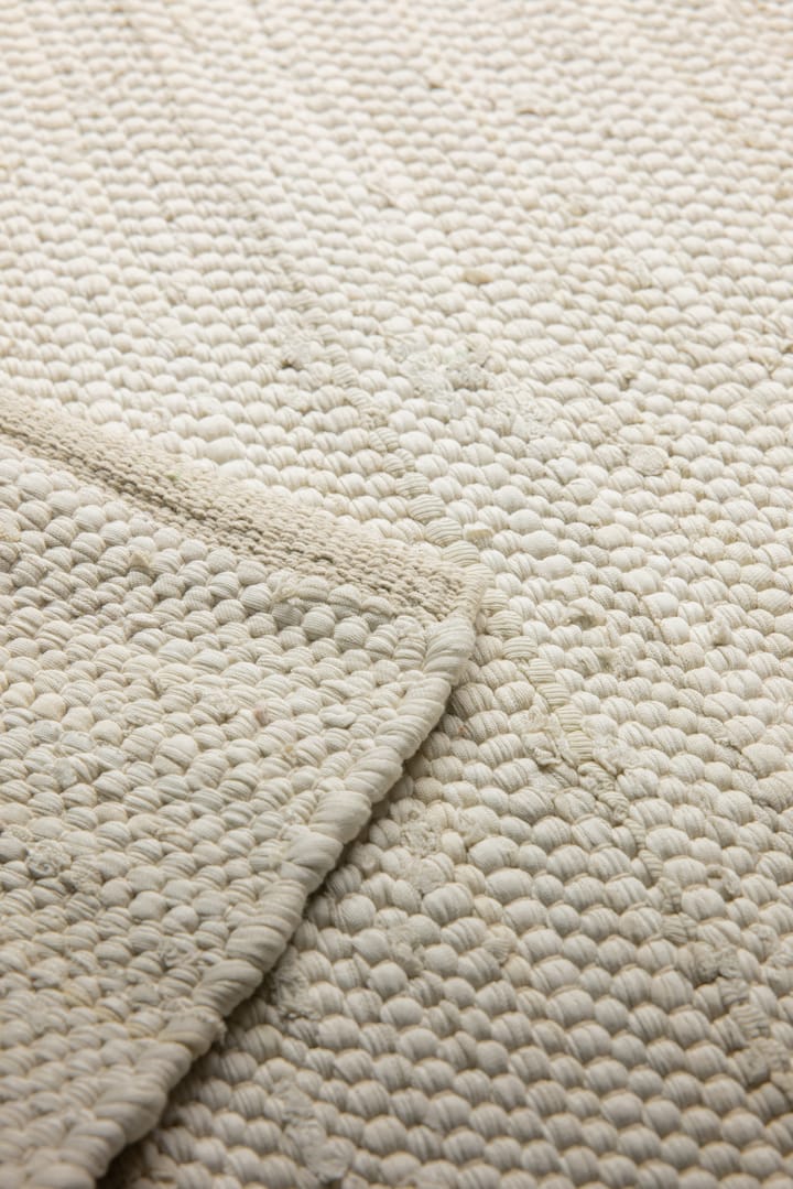 Cotton måtte 65x135 cm - desert white (hvid) - Rug Solid