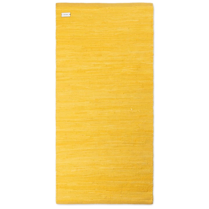 Cotton måtte 65x135 cm - Raincoat yellow - Rug Solid