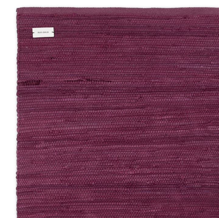 Cotton måtte 75x200 cm - Bold Raspberry (mørkerosa) - Rug Solid