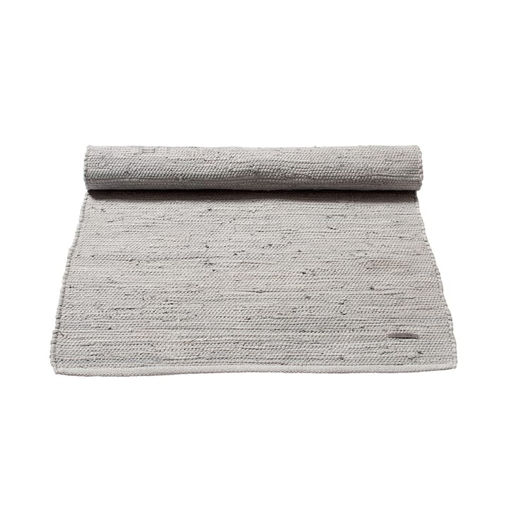 Cotton måtte 75x200 cm, light grey (lysegrå) Rug Solid