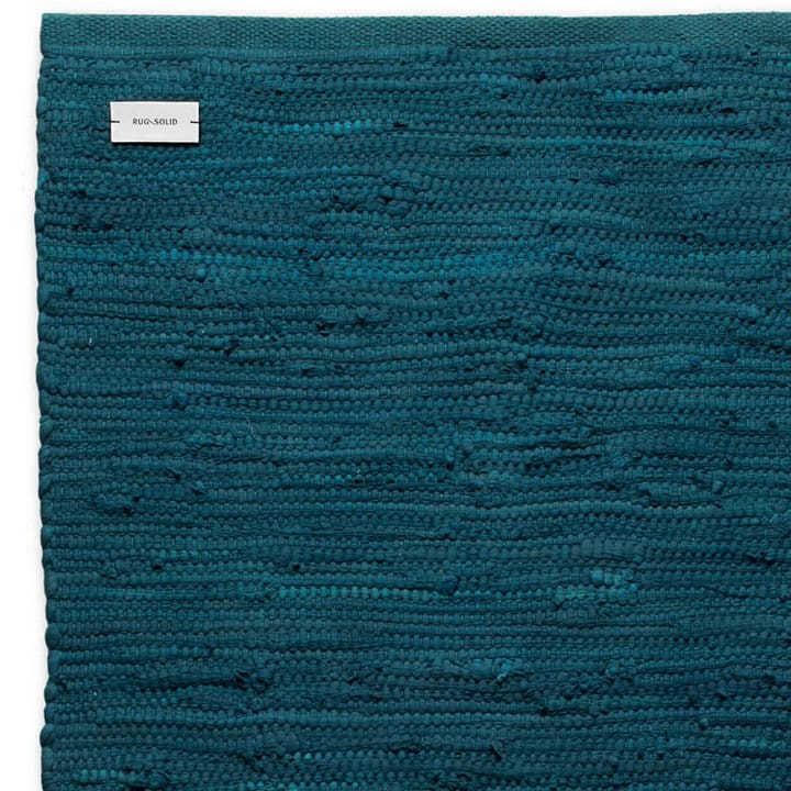 Cotton måtte 75x200 cm, Petroleum (petroleumsblå) Rug Solid