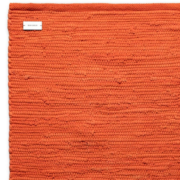 Cotton måtte 75x200 cm, Solar orange (orange) Rug Solid