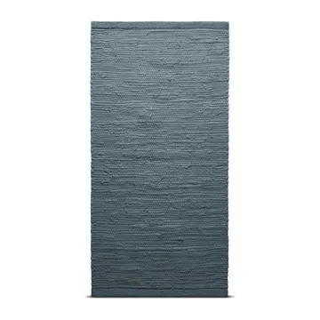 Cotton måtte 75x200 cm - Steel grey (grå) - Rug Solid