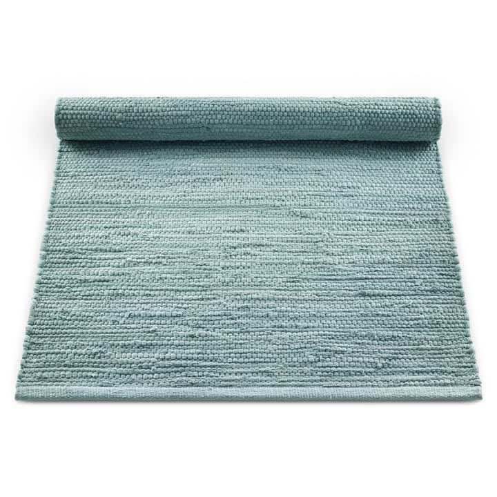 Cotton måtte 75x300 cm, Dusty jade (mint) Rug Solid