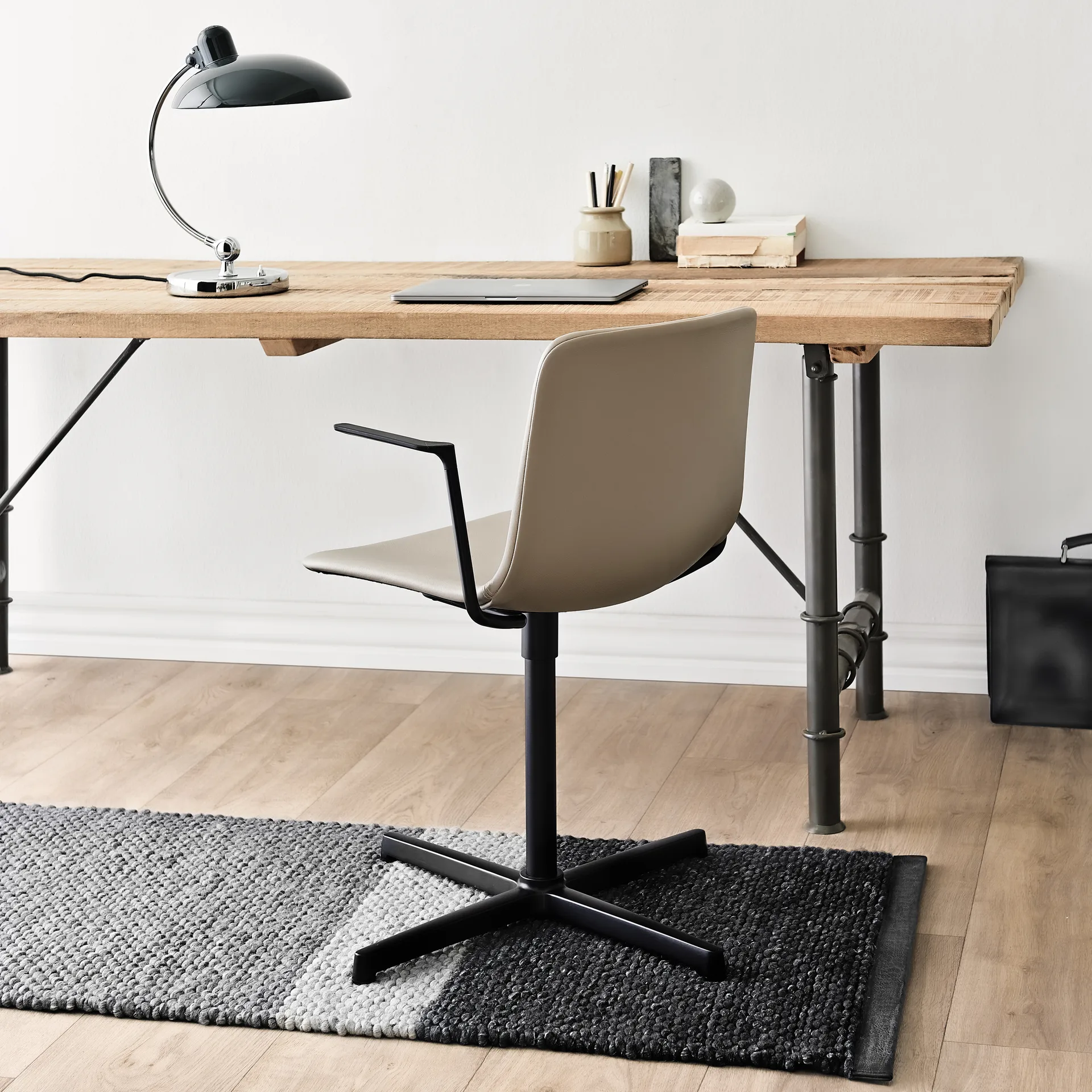 Landscape tæppe 65x135 cm, Gravel Rug Solid