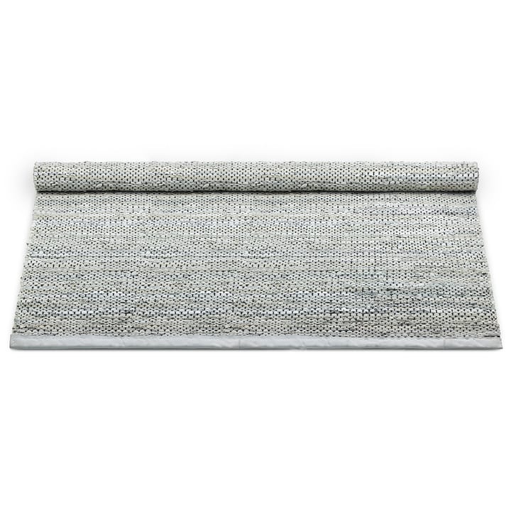 Leather måtte 140x200 cm, light grey (lysegrå) Rug Solid