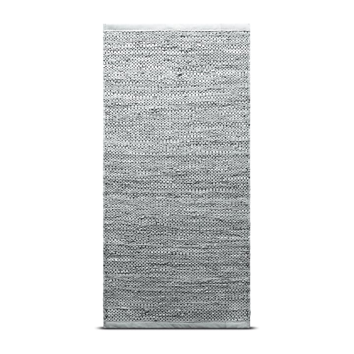 Leather måtte 140x200 cm - light grey (lysegrå) - Rug Solid