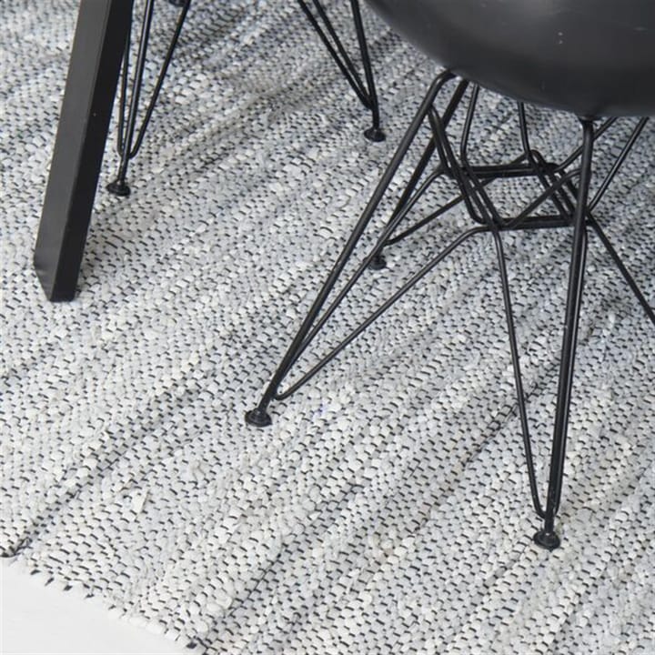 Leather måtte 140x200 cm, light grey (lysegrå) Rug Solid
