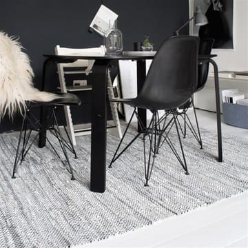 Leather måtte 140x200 cm - light grey (lysegrå) - Rug Solid