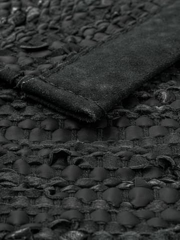 Leather måtte 170x240 cm - dark grey (mørkegrå) - Rug Solid