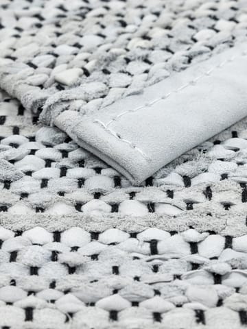 Leather måtte 65x135 cm - light grey (lysegrå) - Rug Solid