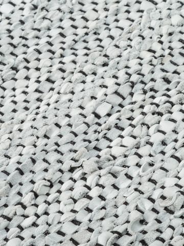 Leather måtte 65x135 cm - light grey (lysegrå) - Rug Solid