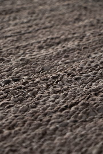 Leather måtte 65x135 cm - Wood (brun) - Rug Solid