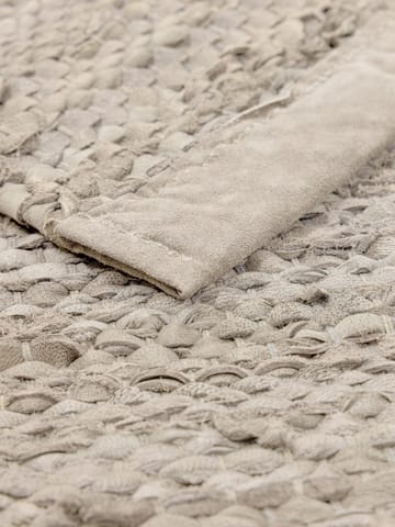 Leather måtte 75x300 cm - beige - Rug Solid