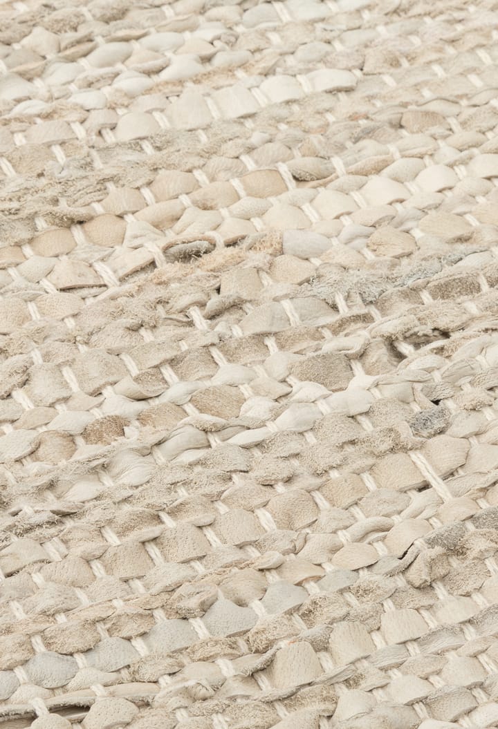 Leather måtte 75x300 cm, beige Rug Solid