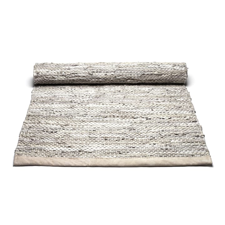 Leather måtte 75x300 cm, beige Rug Solid