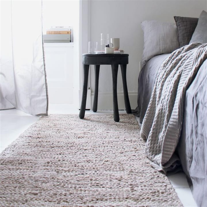 Leather måtte 75x300 cm, beige Rug Solid