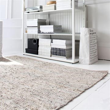 Leather måtte 75x300 cm - beige - Rug Solid