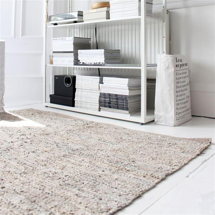 Leather måtte 75x300 cm, beige Rug Solid