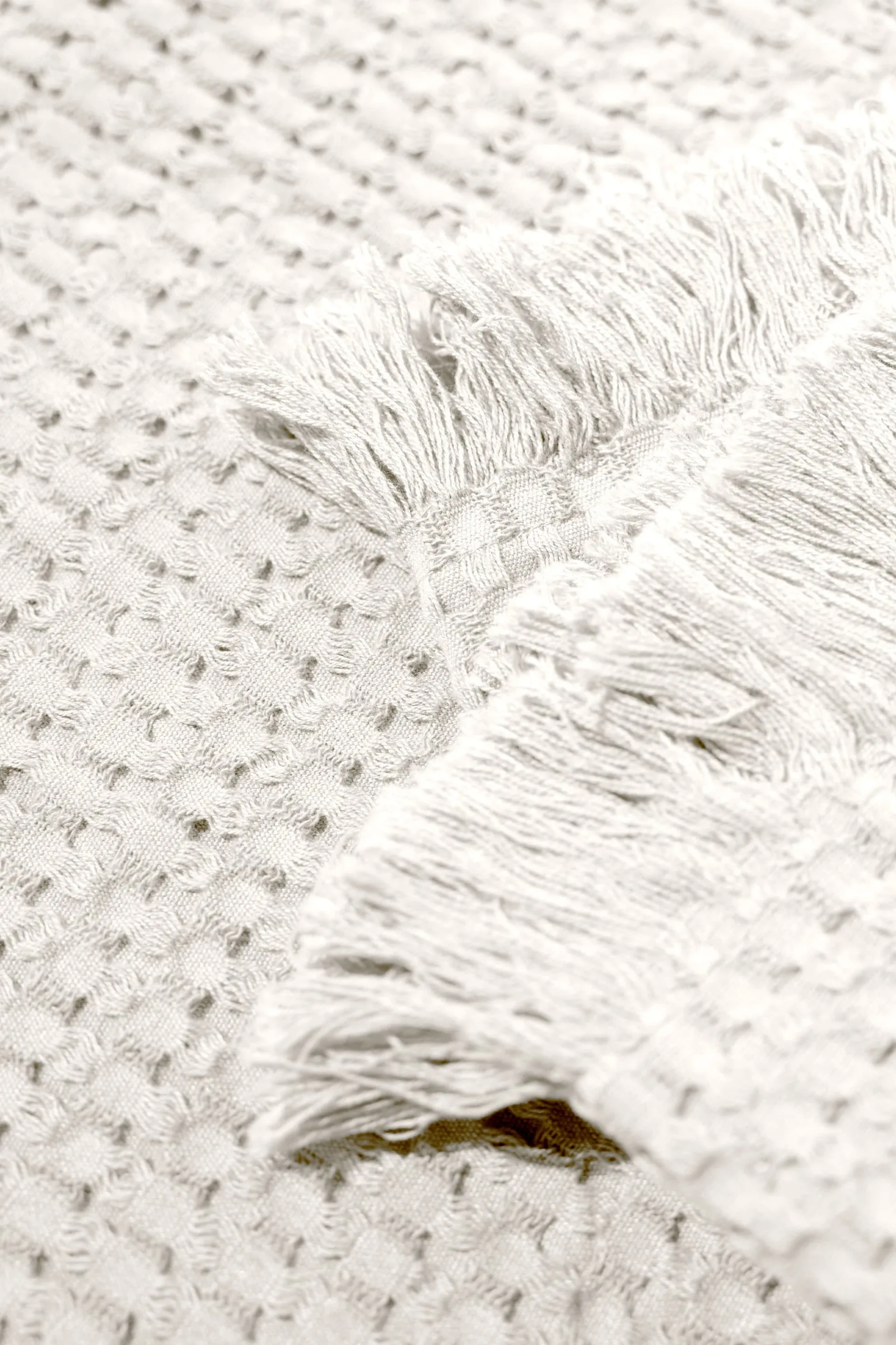 Stockholm bomuldsplaid 130x180 cm, Champagne beige Rug Solid