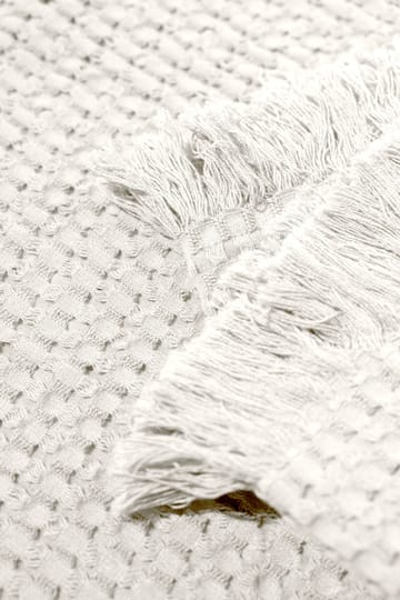 Stockholm bomuldsplaid 130x180 cm - Champagne beige - Rug Solid