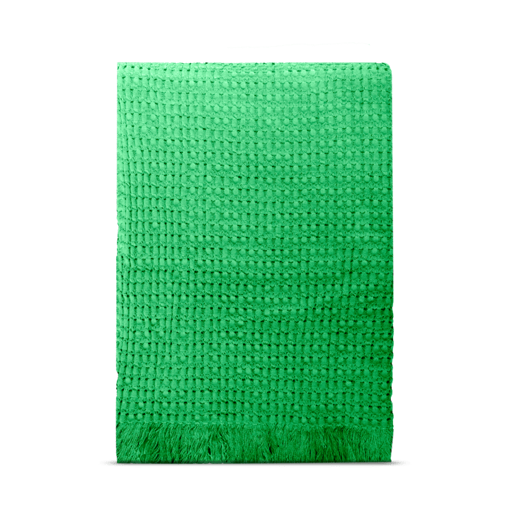 Stockholm bomuldsplaid 130x180 cm - Racing green - Rug Solid