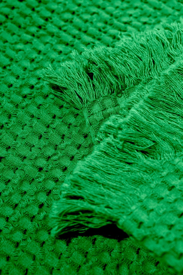 Stockholm bomuldsplaid 130x180 cm, Racing green Rug Solid