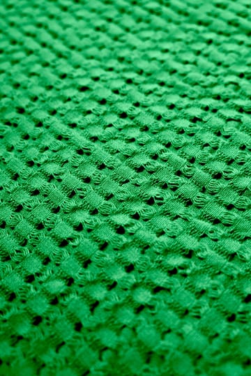 Stockholm bomuldsplaid 130x180 cm - Racing green - Rug Solid