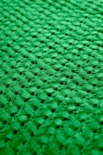 Stockholm bomuldsplaid 130x180 cm - Racing green - Rug Solid