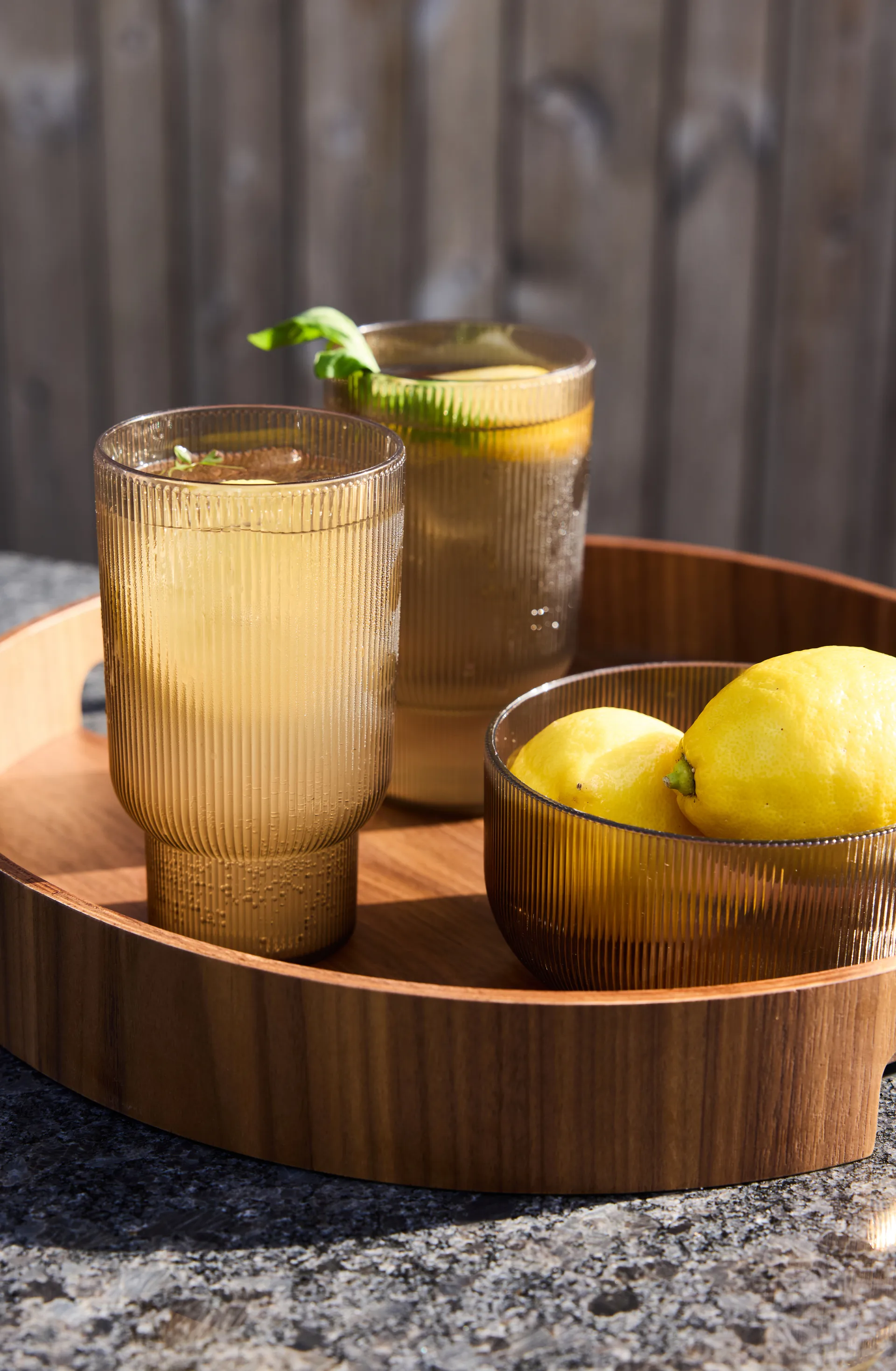 Billi skål 70 cl 4-pak, Brun Sagaform