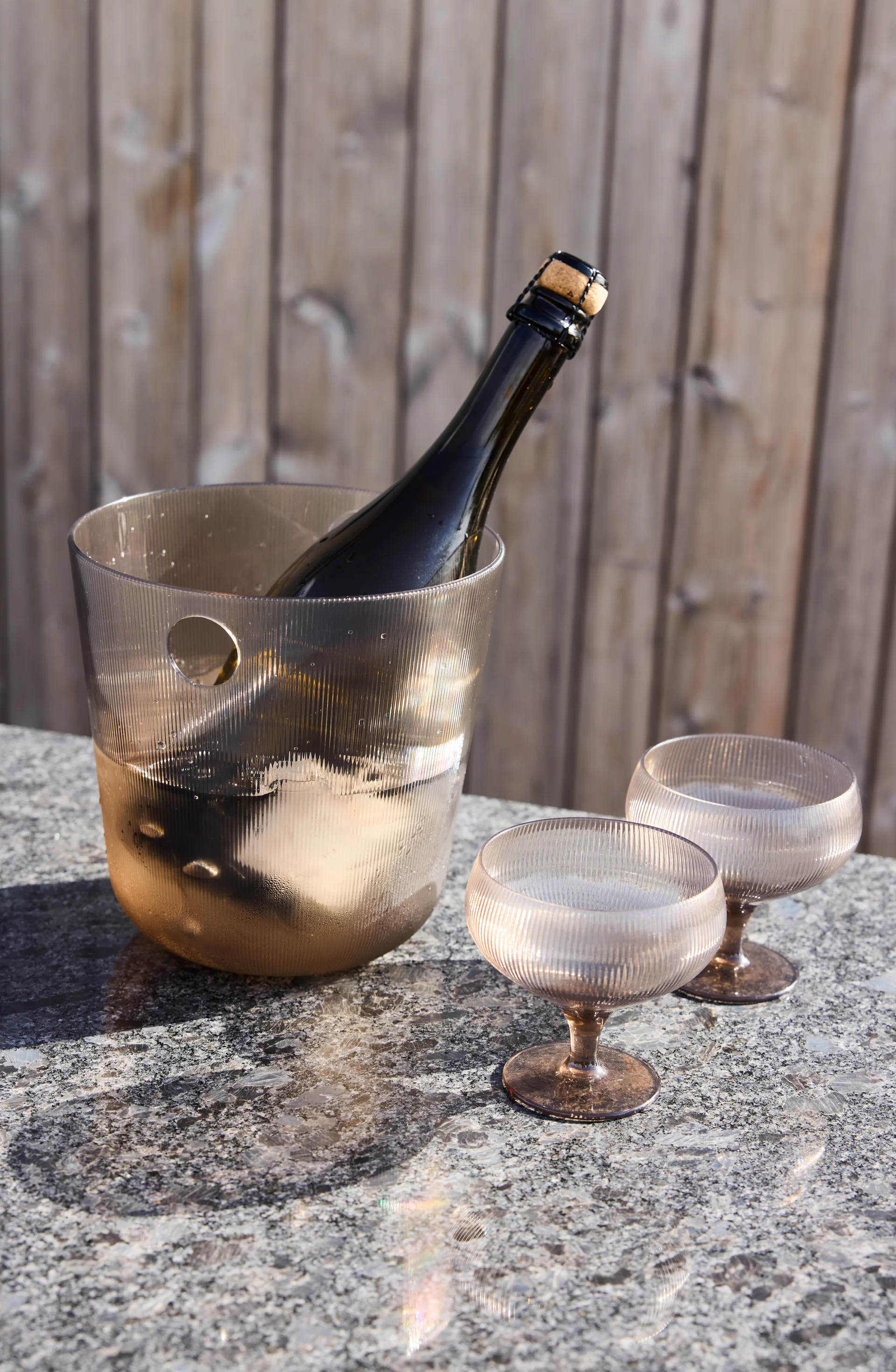 Billi vin køler Ø18 cm, Brun Sagaform