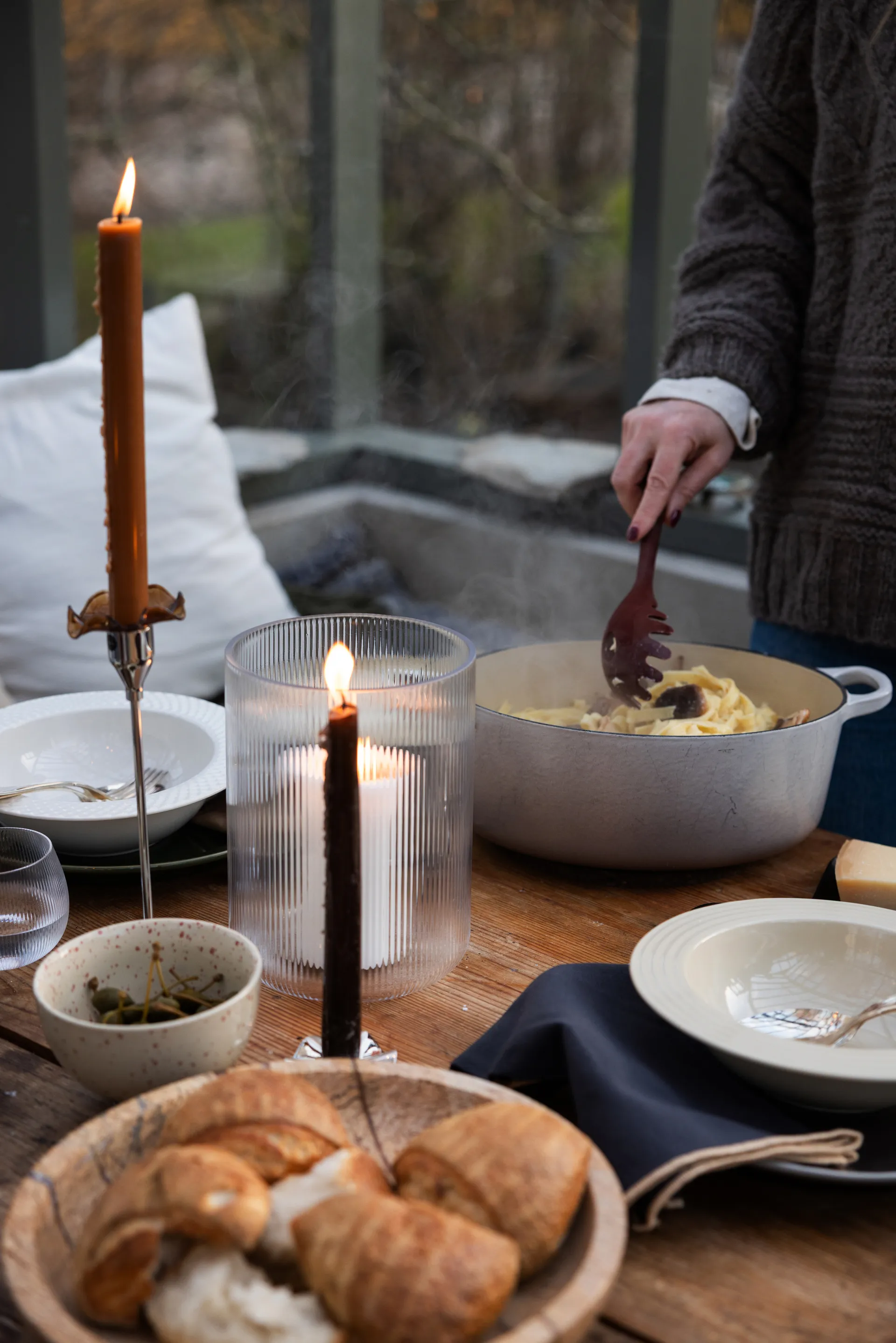 Coffee & More dyb tallerken Ø22 cm, Beige Sagaform