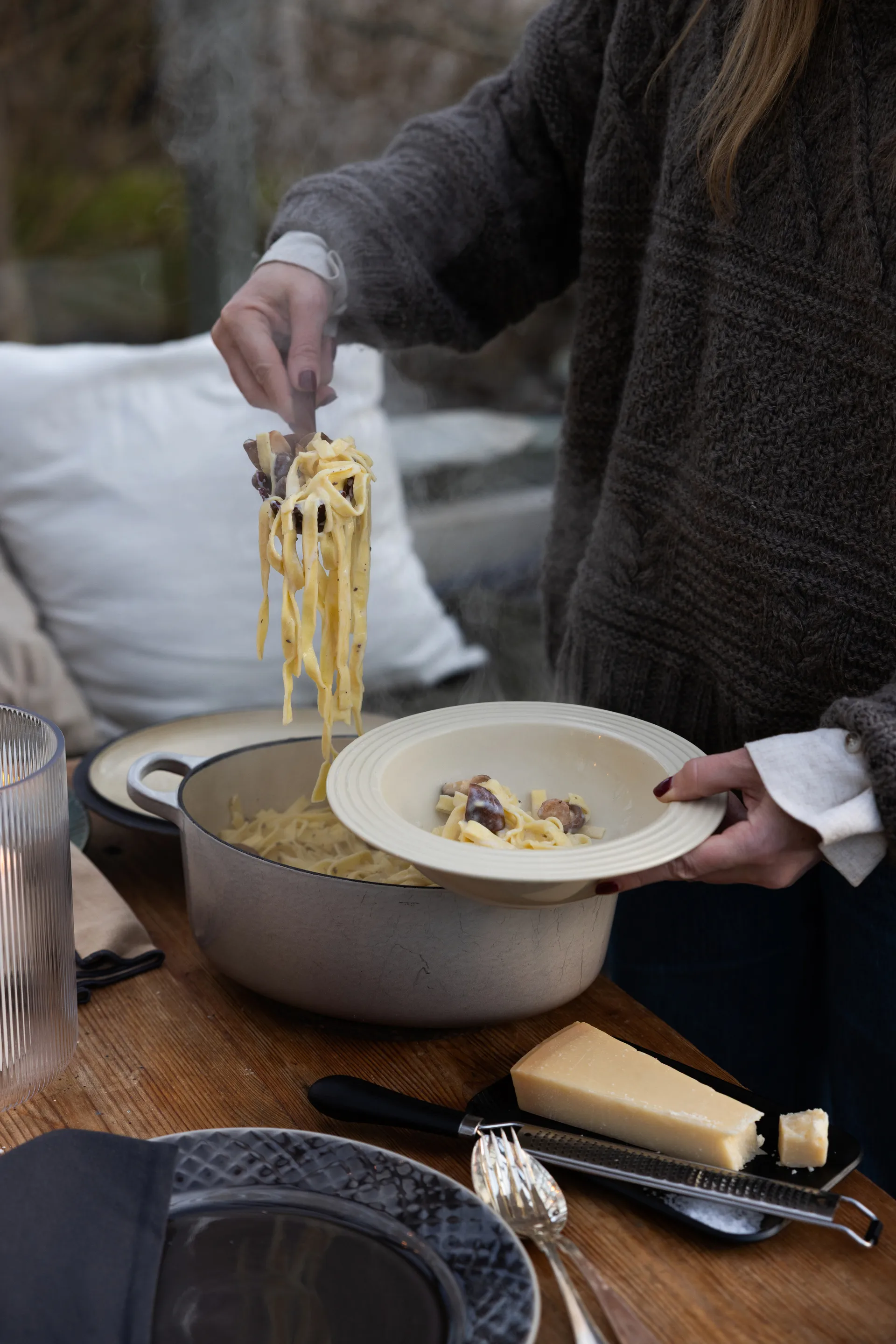 Coffee & More dyb tallerken Ø22 cm, Beige Sagaform